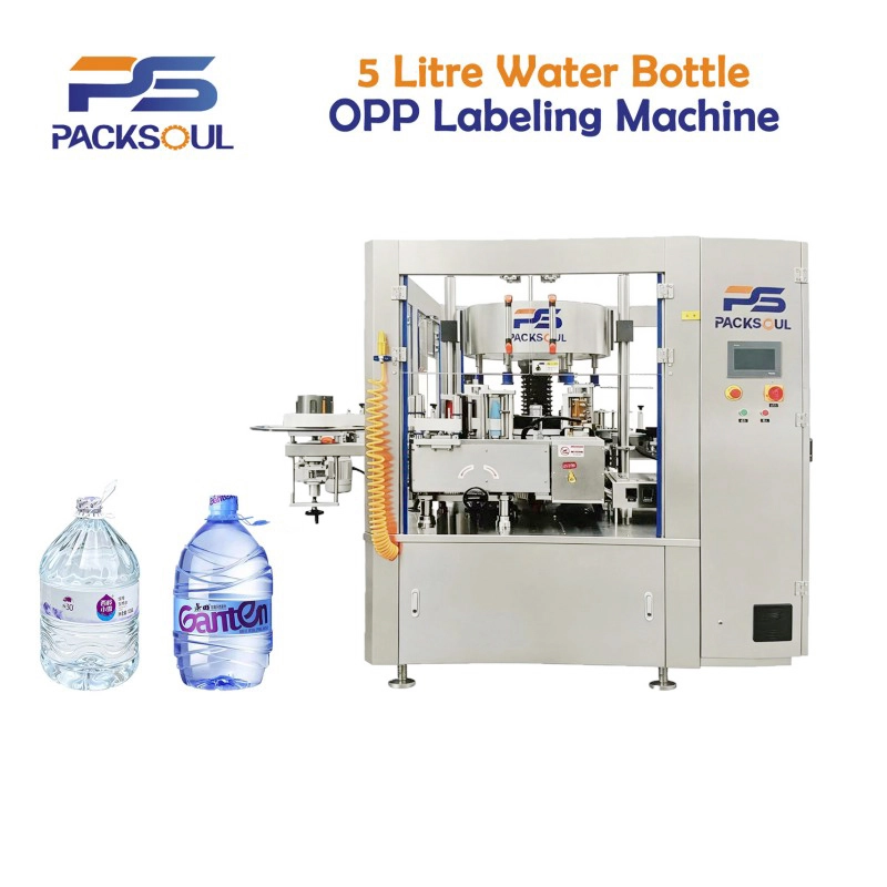 Máquina de rotulagem OPP para garrafa de água 5L