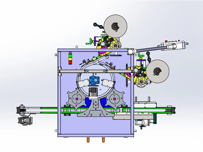 500g Square Sauce Jar Labeling Machine